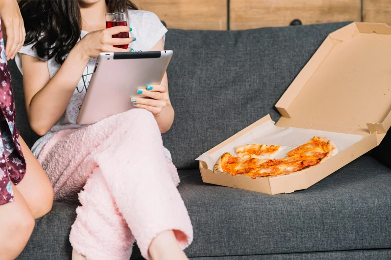 Avoid Eating On The Sofa